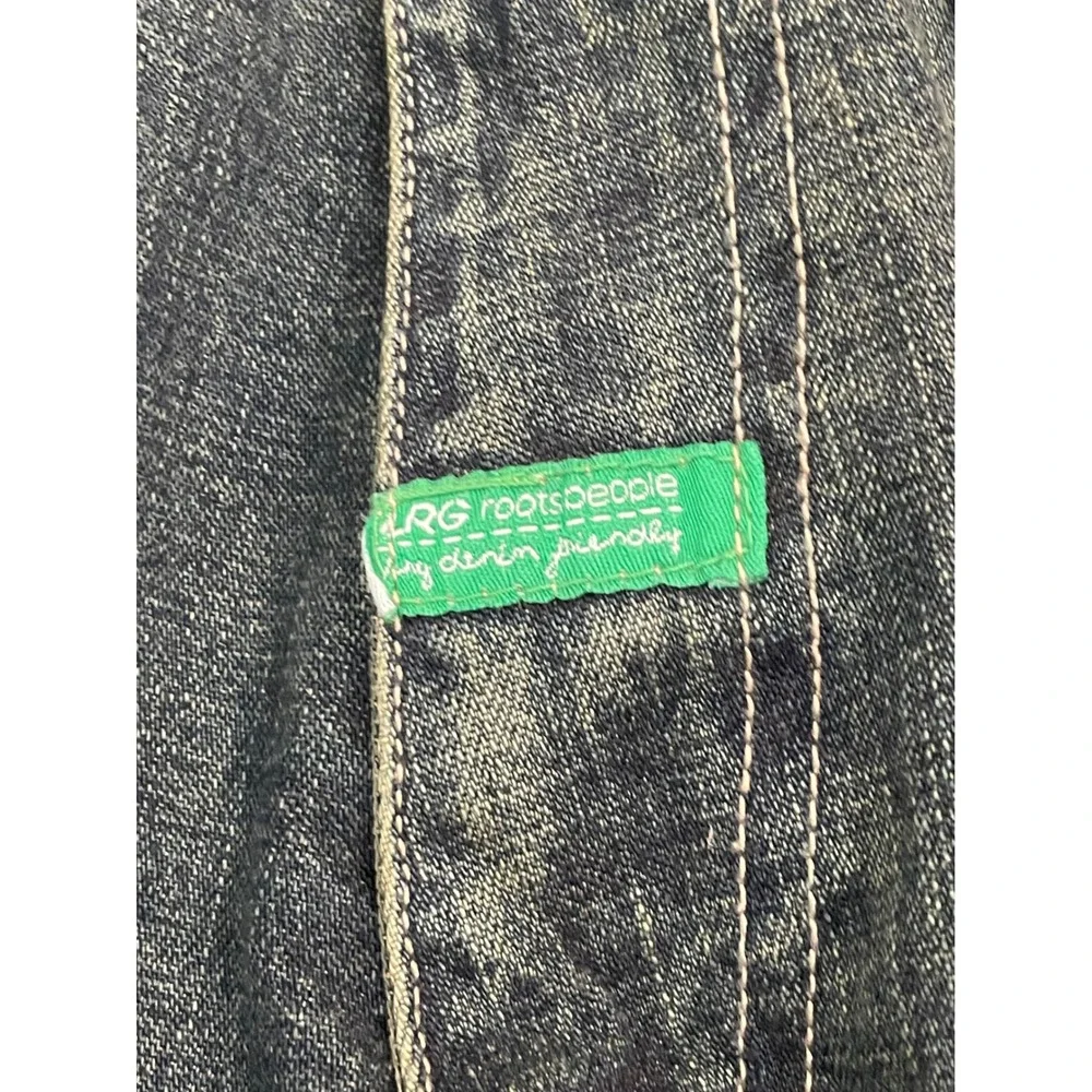 Vintage LRG Cargo Baggy Wide Leg Y2K Jeans Mens 38x33 Blue Streetwear Skate